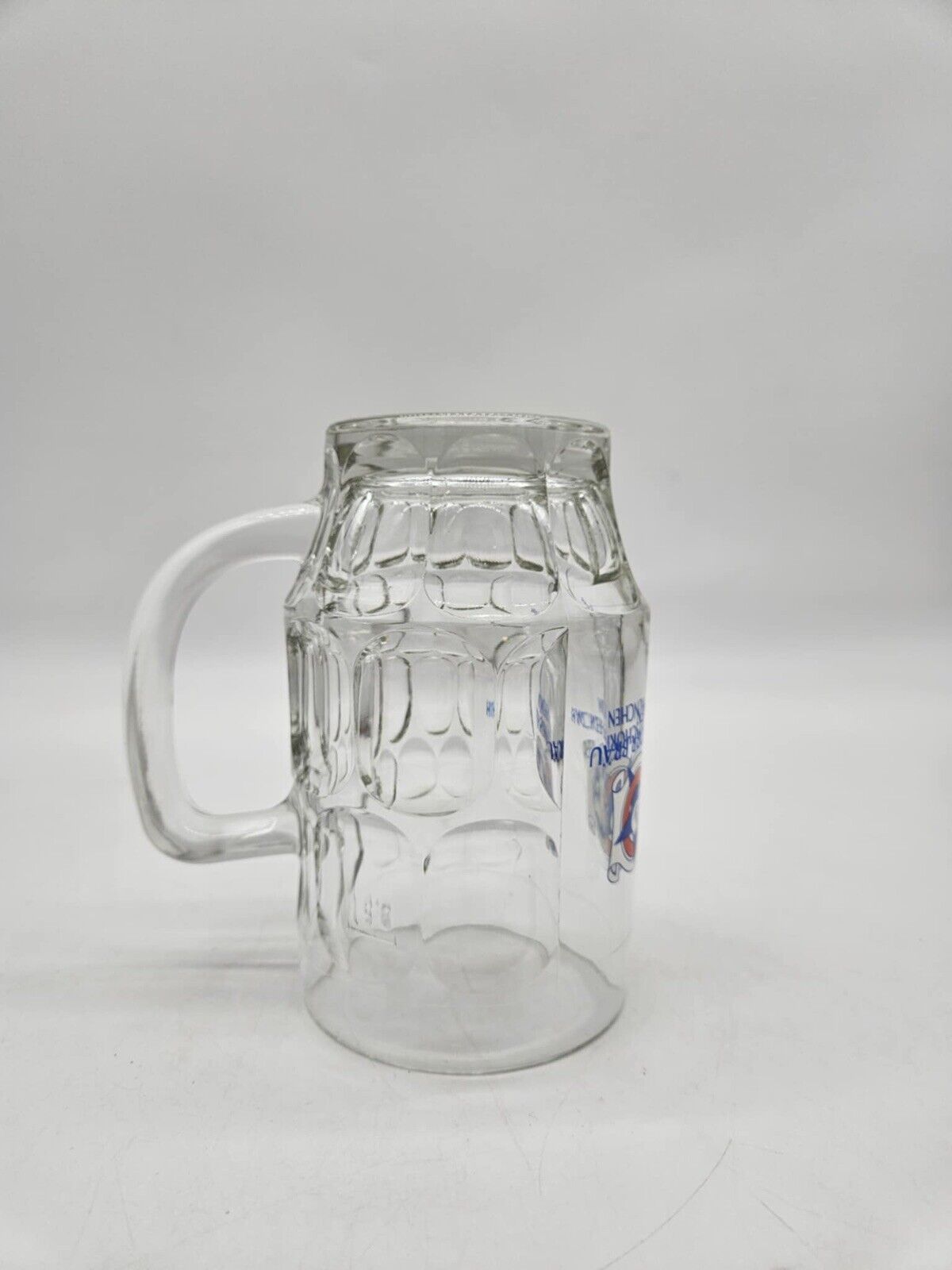 Hacker-Pschorr Brau Munchen 0.5L Vintage West Germany Glass Beer Mug  Rastal