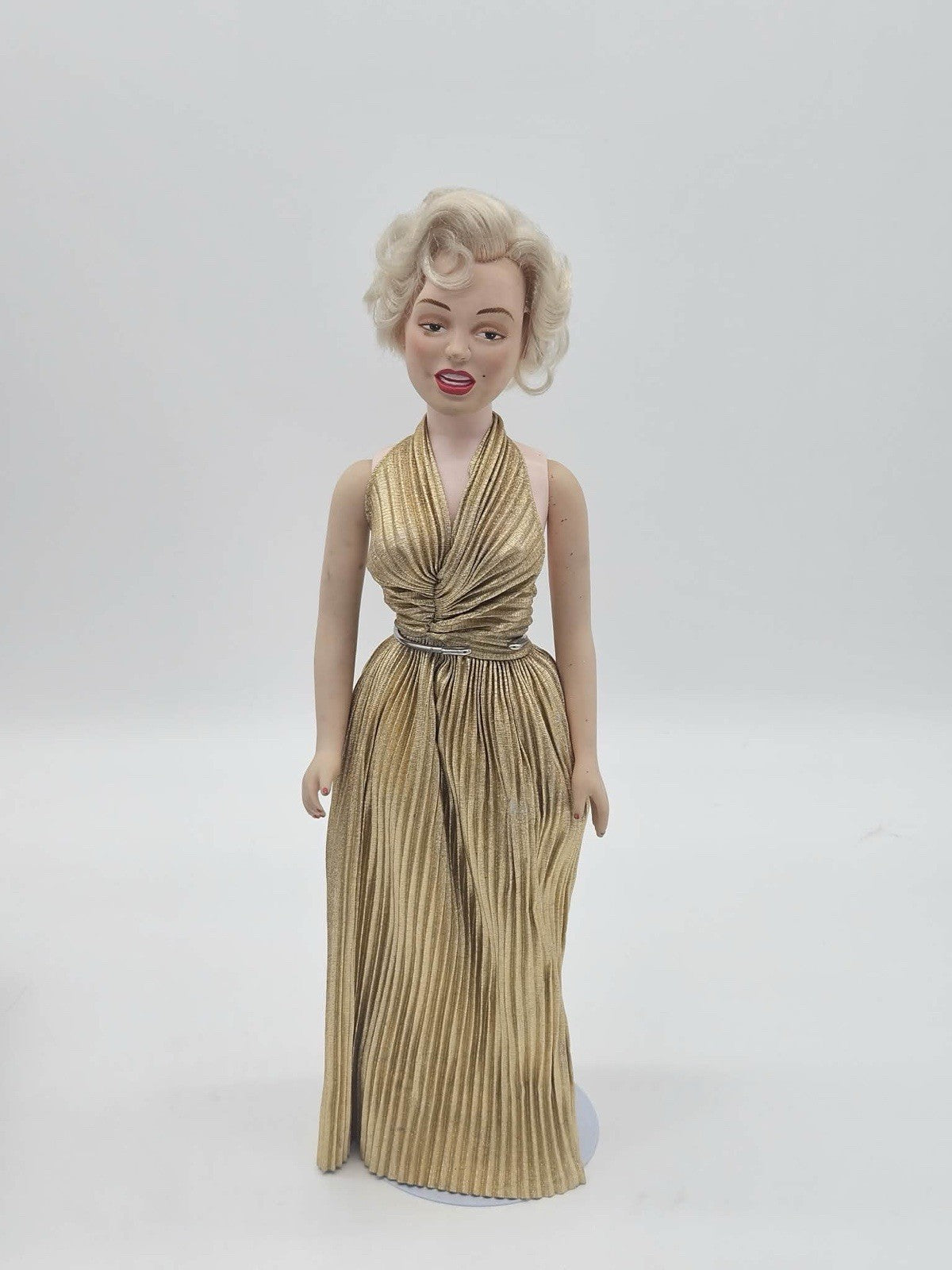 Vintage There’s No Business Like Show Business Marilyn Monroe Doll Gold Dress