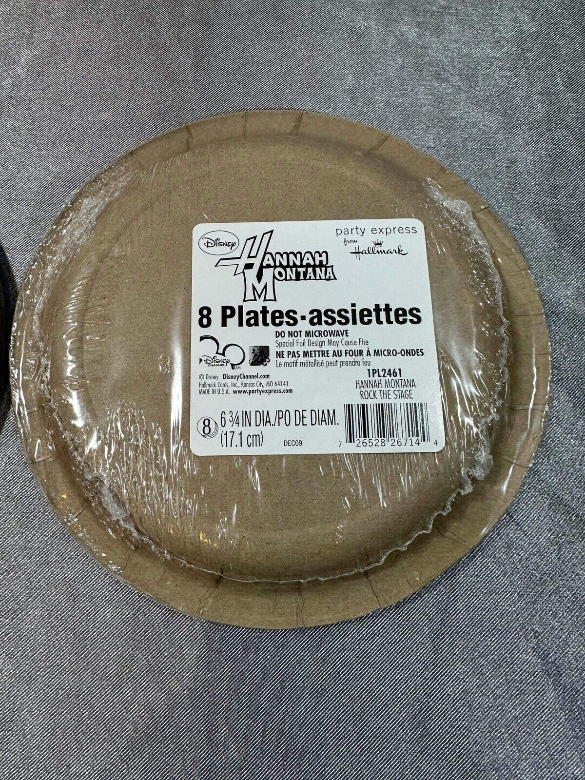 Hannah Montana Hallmark Party Plates