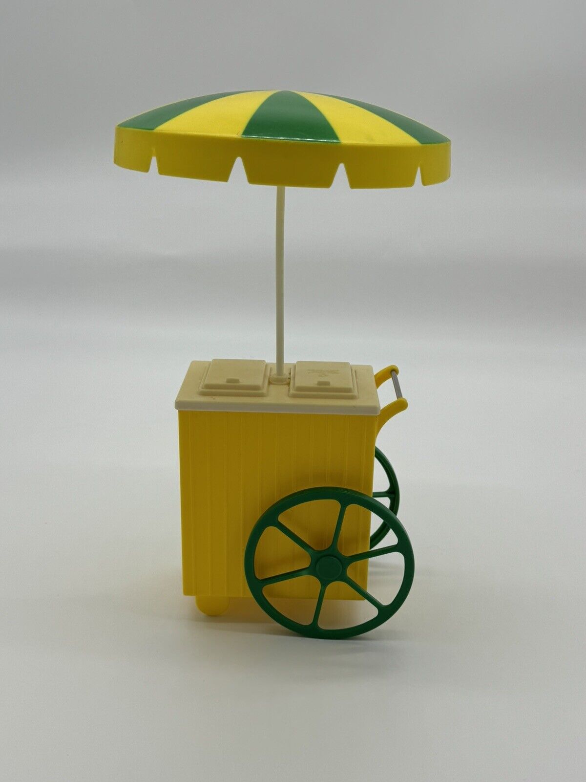 Vintage 1980s Meritus Industries Plastic Doll Ice Cream Cart Stool 006
