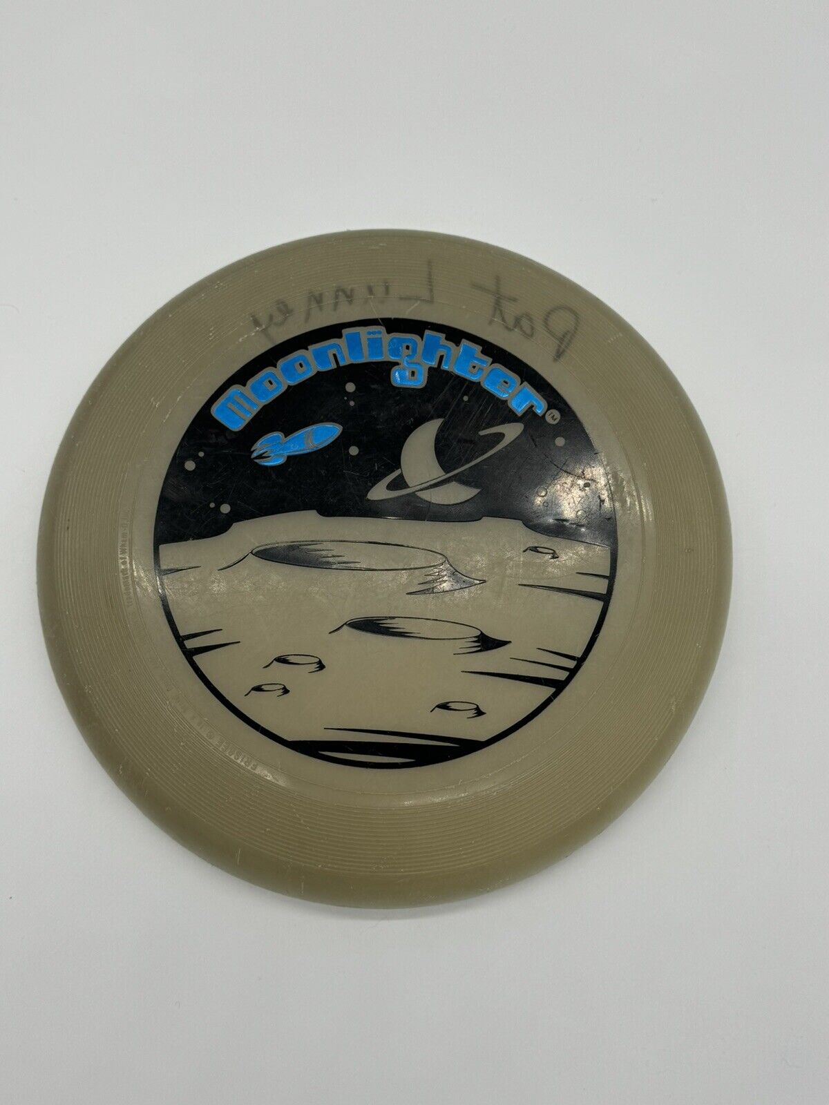 Vintage 1980s WHAM-O Moonlighter Frisbee 005