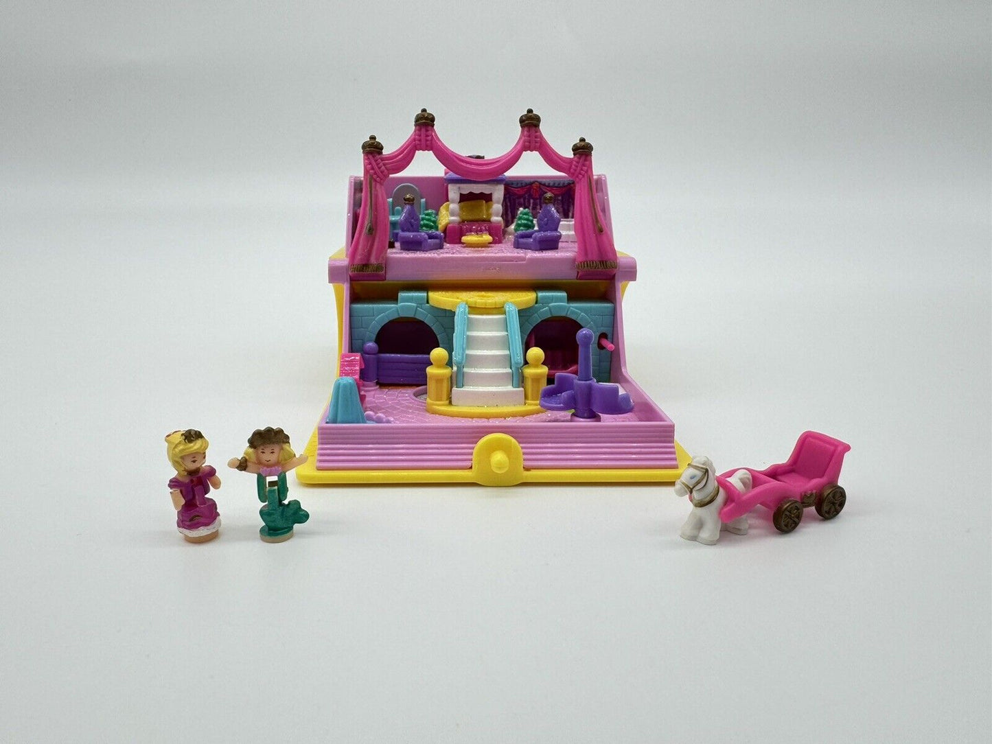 Vintage 1995 Bluebird Polly Pocket Princess Palace Enchanted Storybook COMPLETE