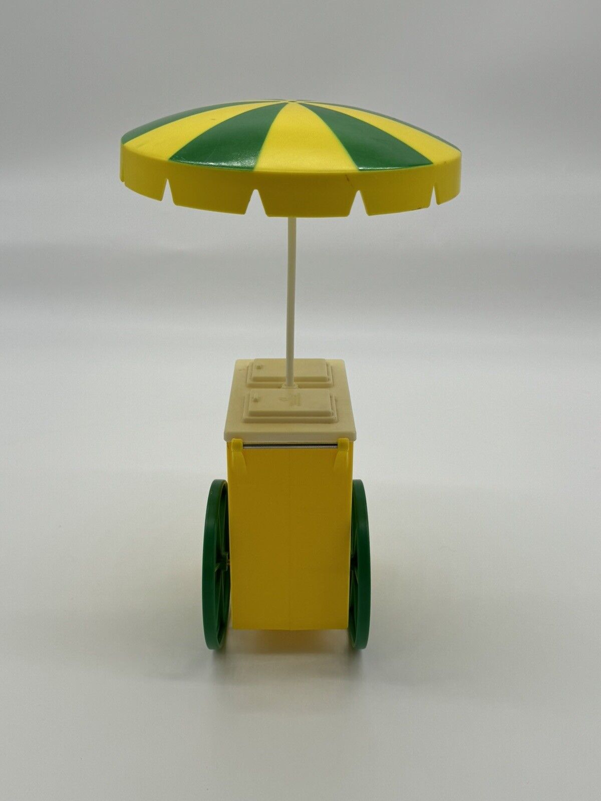 Vintage 1980s Meritus Industries Plastic Doll Ice Cream Cart Stool 006