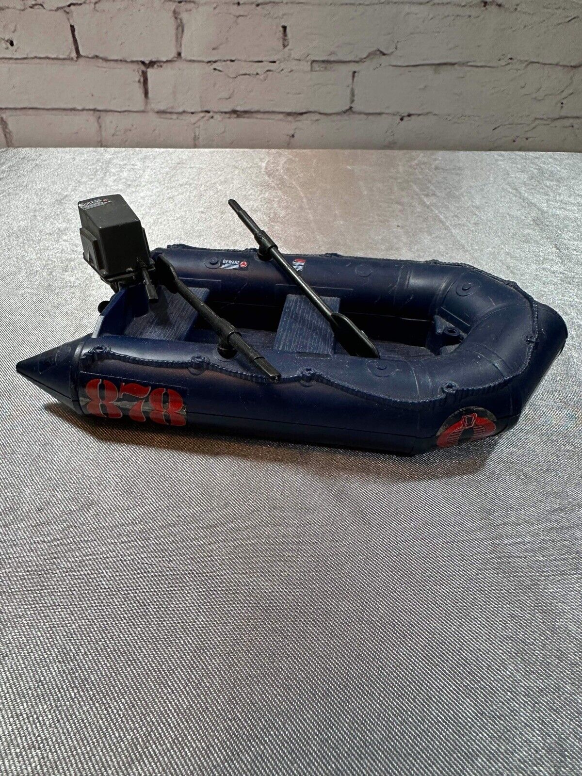 VTG 1985 Hasbro GI Joe Cobra Night Landing Boat raft toy VTY FNF