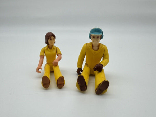 1974 Fisher Price Adventure People Air Traffic Controller & Safari Woman