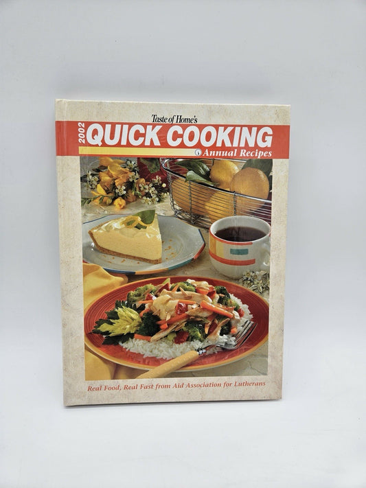 Vintage 2002 Taste Of Home’s Quick Cooking Annual Recipes Cookbook Cook Book