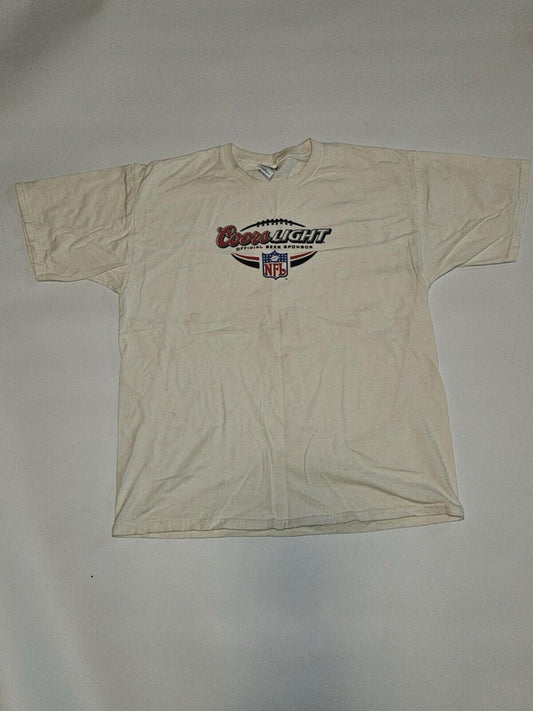 Vintage Coors Light NFL T-Shirt SZ XL (JB01)