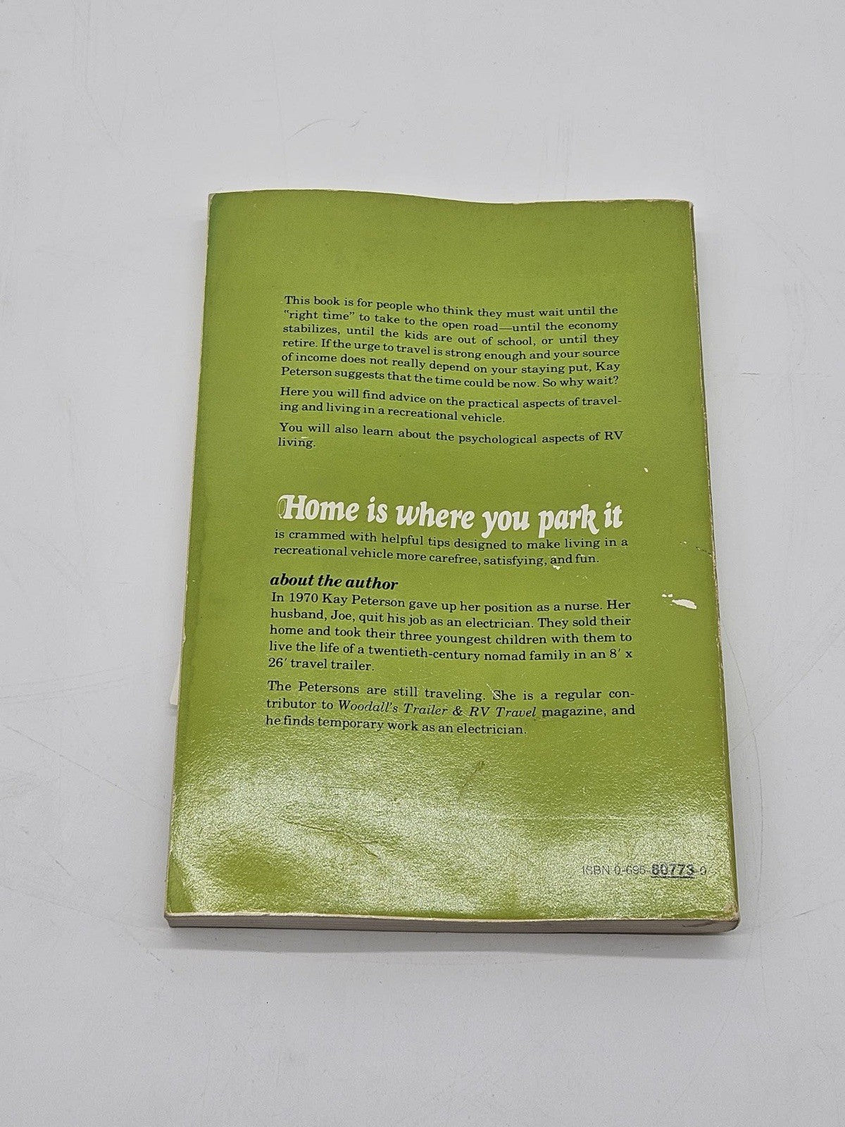 Vintage Van Life Book - HOME IS WHERE YOU PARK IT Kay Peterson Rare