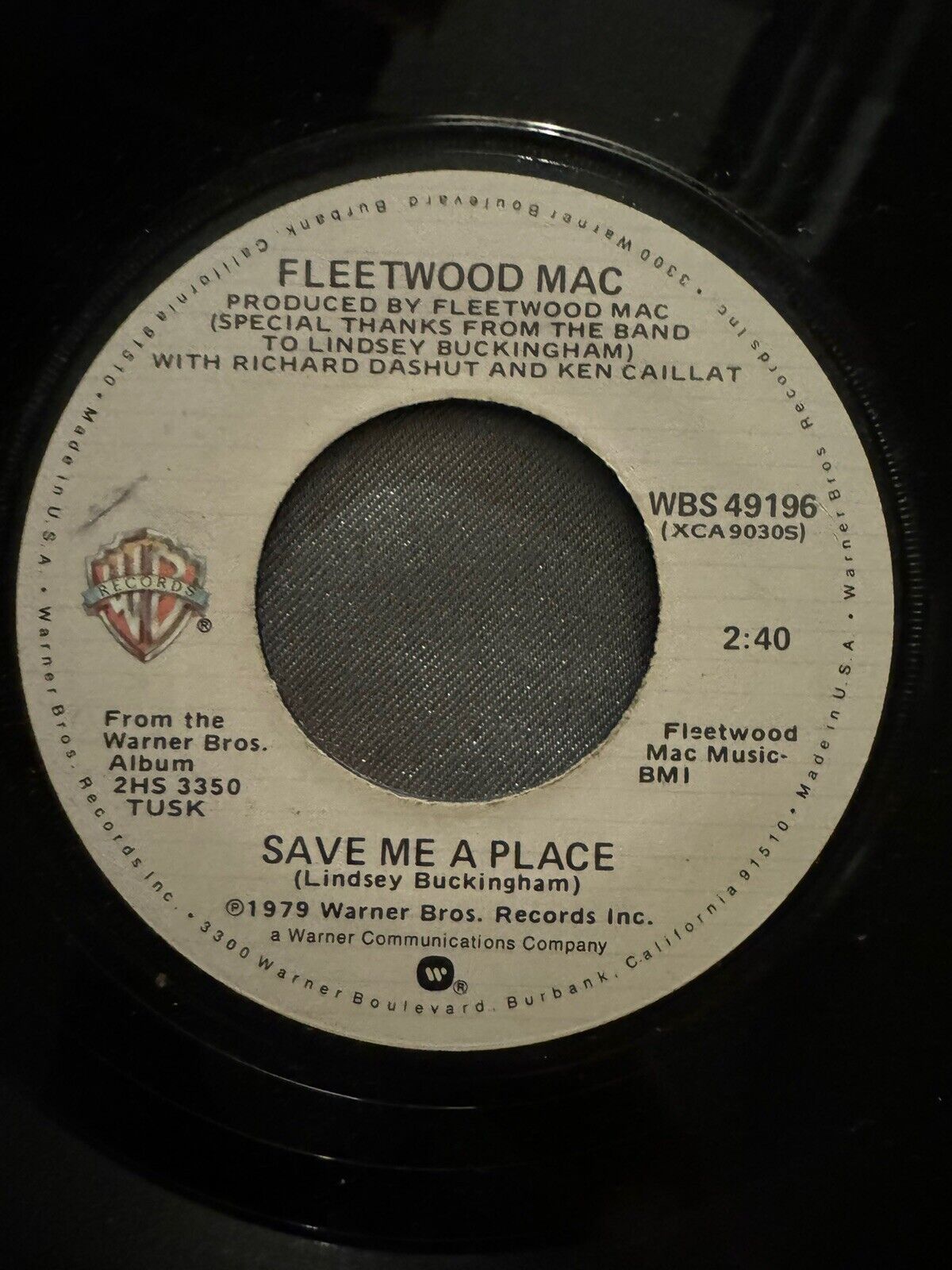 Fleetwood Mac – Think About Me 1980 Warner Bros Rock EX