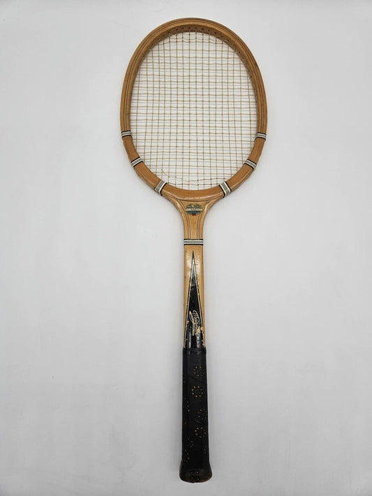 Vintage N.J. Magnan Aristocrat Wood Tennis Racquet