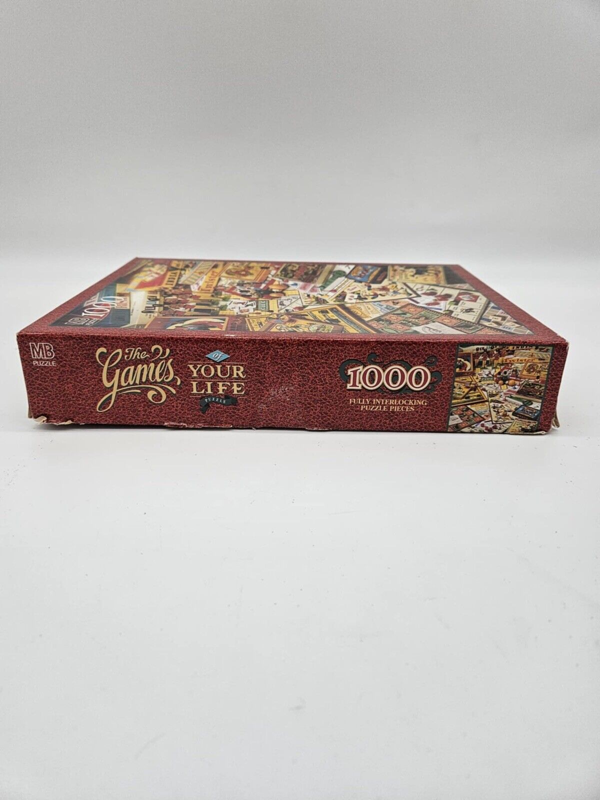 NIB 1995 MILTON BRADLEY 1000 PIECE "THE GAMES OF YOUR LIFE" JIGSAW PUZZLE