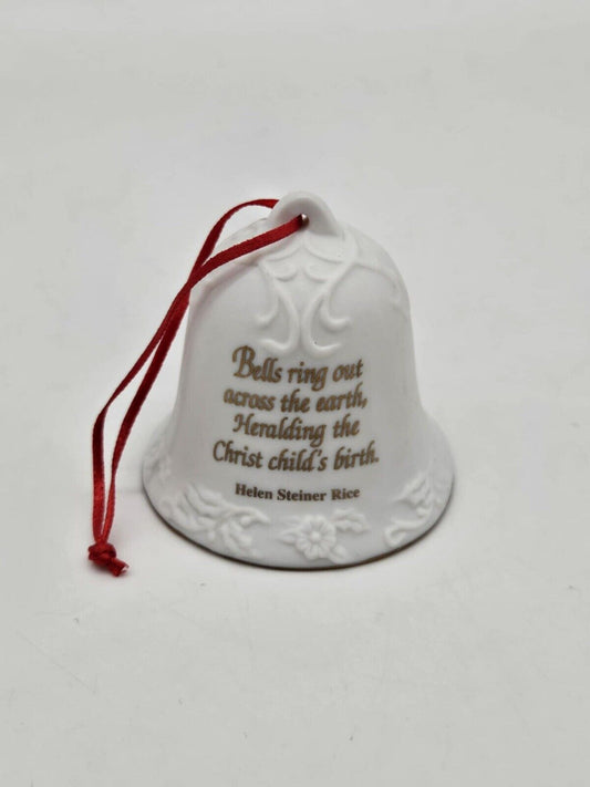 VINTAGE HELEN STEINER RICE COLLECTIBLES "BELLS RING OUT" ORNAMENT
