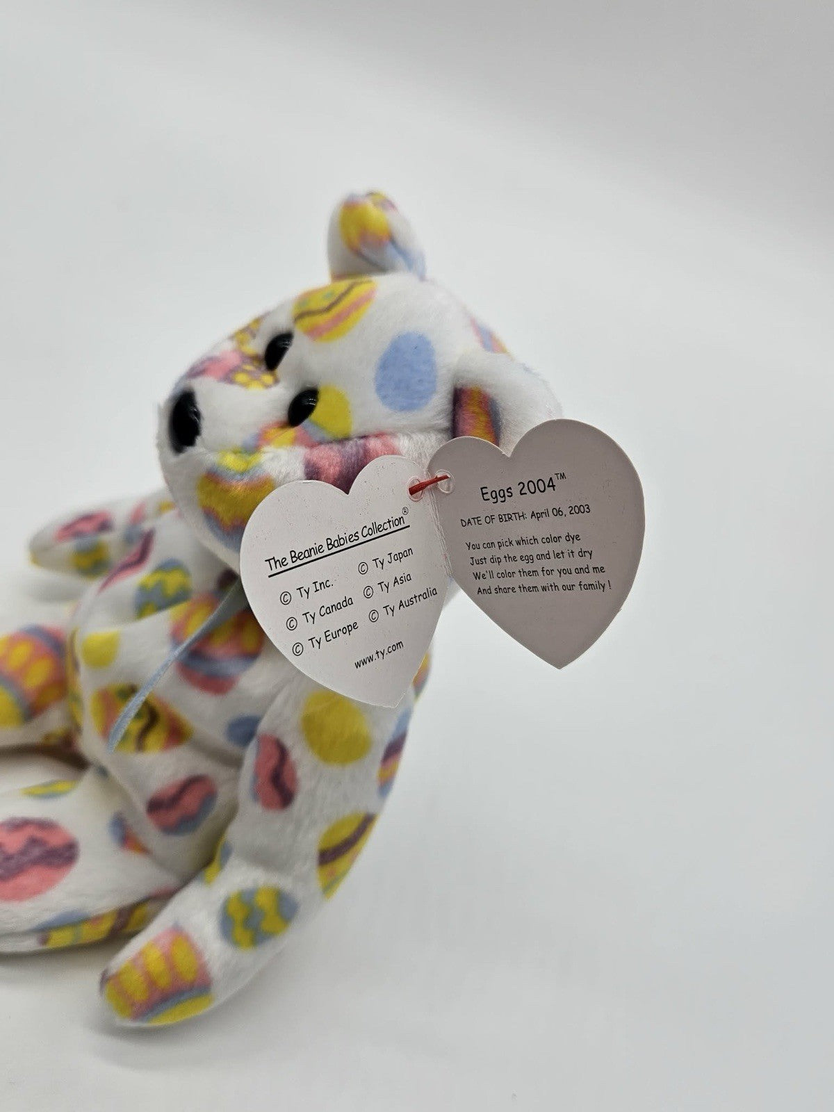 TY Beanie Baby - EGGS 2004 the Easter Bear (8.5 inch) - MWMTs Stuffed Animal Toy