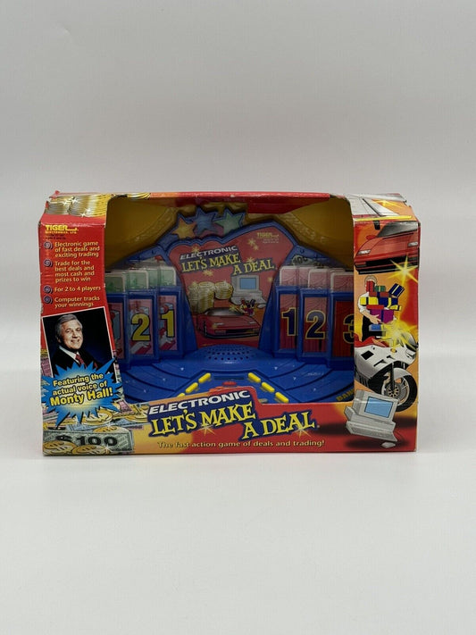 1998 Tiger Electronic Let's Make a Deal Game, Sealed NIB, Orig. Monte Hall Voice