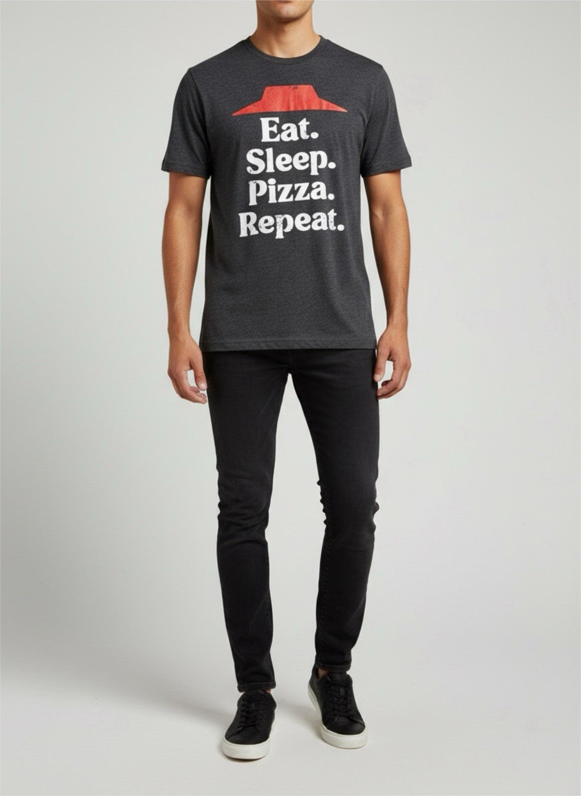Pizza Hut Eat Sleep Pizza Repeat Graphic T-Shirt Size M