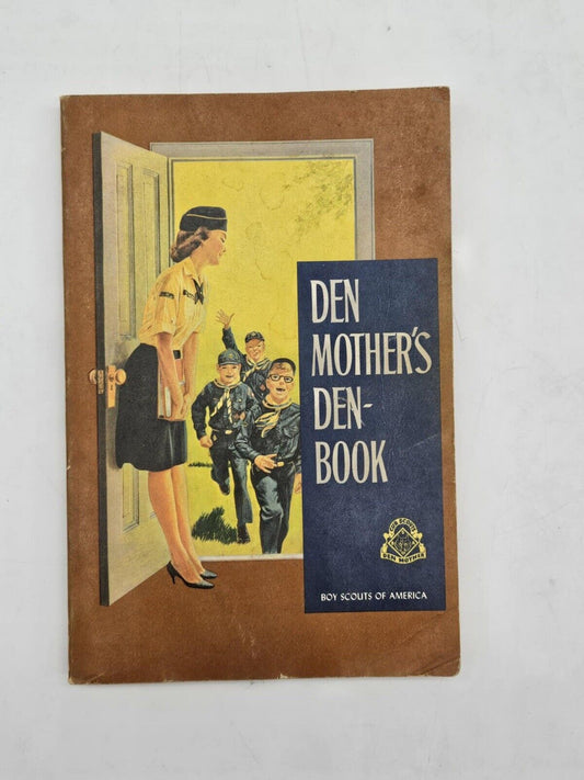 BSA Den Mother's Denbook (1967 P.B. Book) Cub Scouts; Adult Leaders; Illustrated
