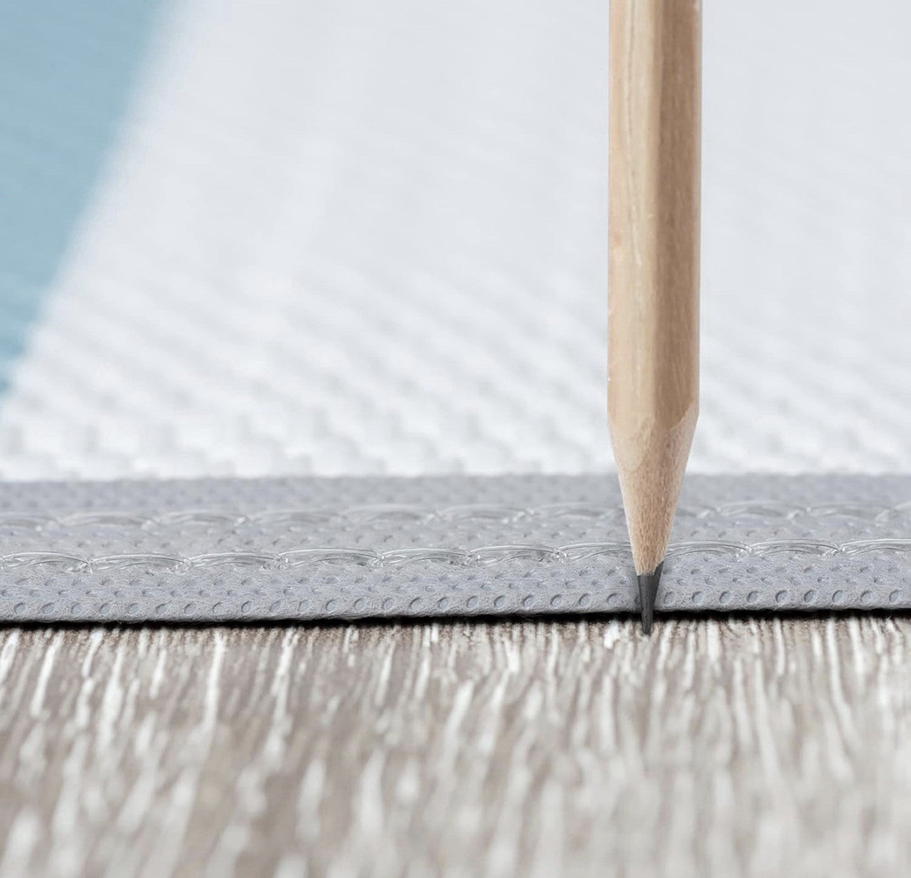 Tayse Rugs Luna Outdoor Area Rug LNA1135 9' x 12' Reversible Striped Aqua