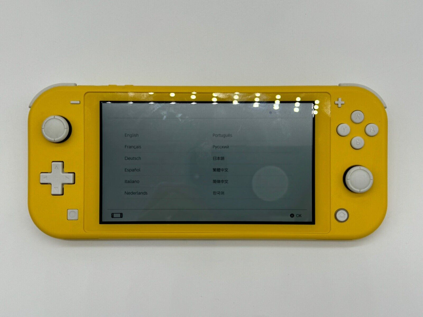 Nintendo Switch Lite Yellow Handheld Console Lot w/ Case, Charger, Games & MORE