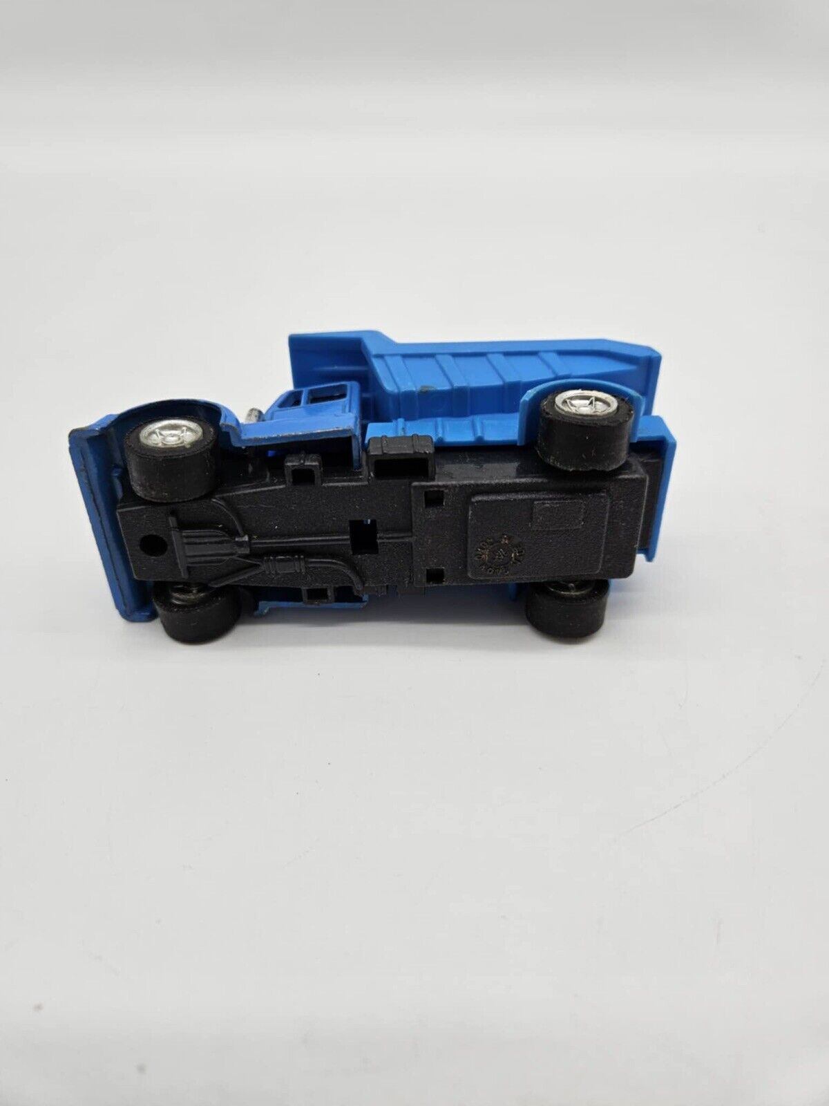 Blue Diecast Toy Dump Truck - Unknown Brand