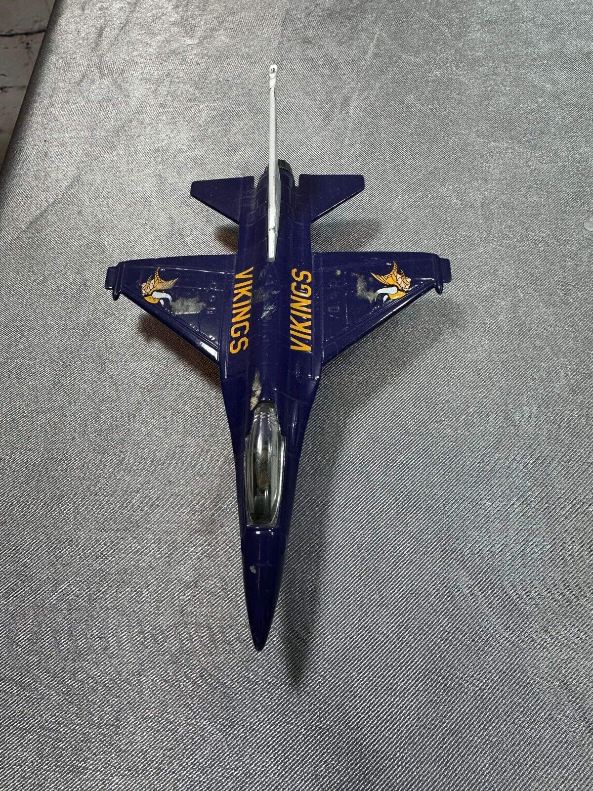 NFL Minnesota Vikings Diecast Goal Line Classics FIGHTING JET  (1999 Issue)