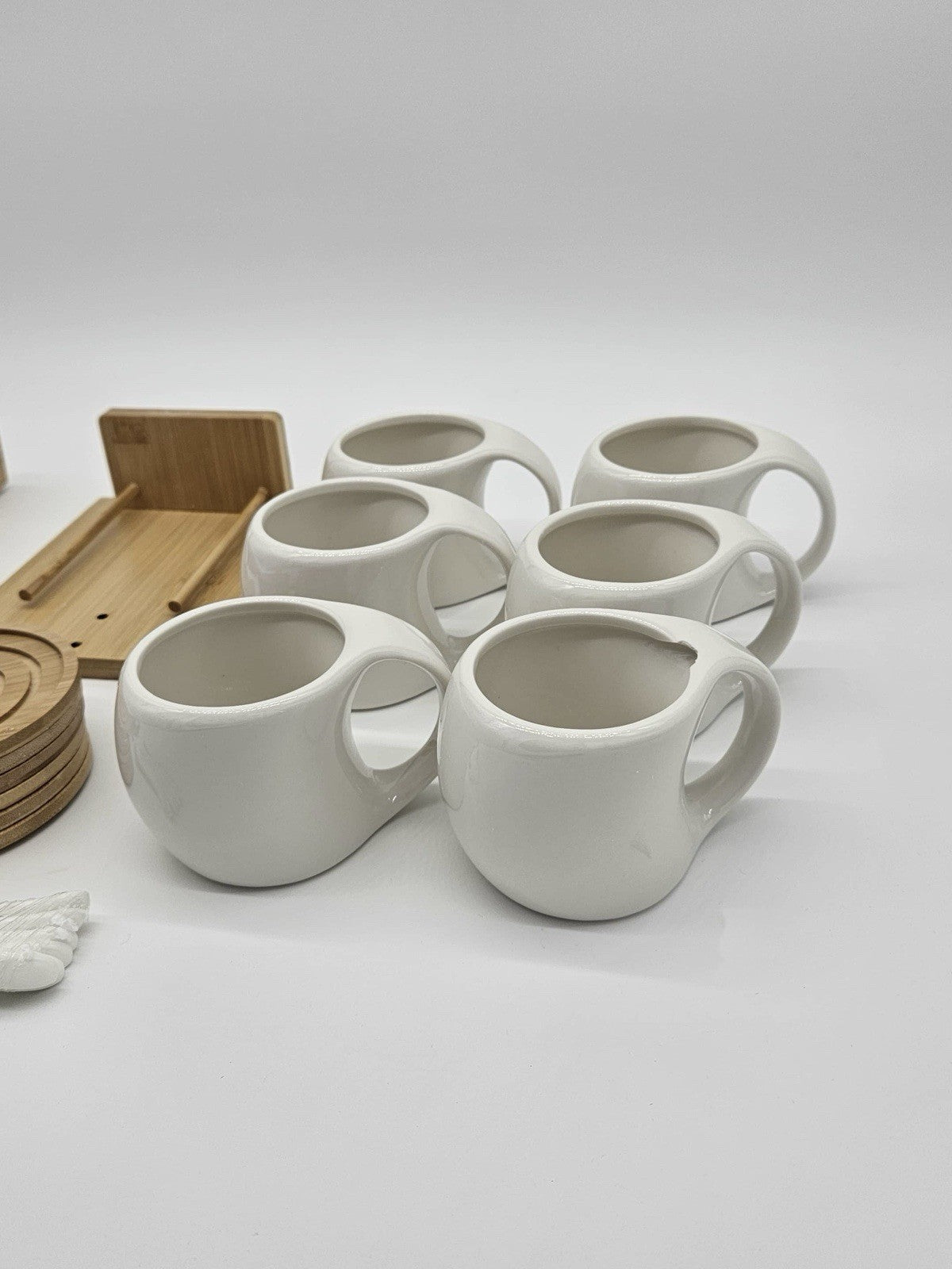 Tea Ceramic Cup for Coffee and Beverages Elegant Nordic Bone China Design Set