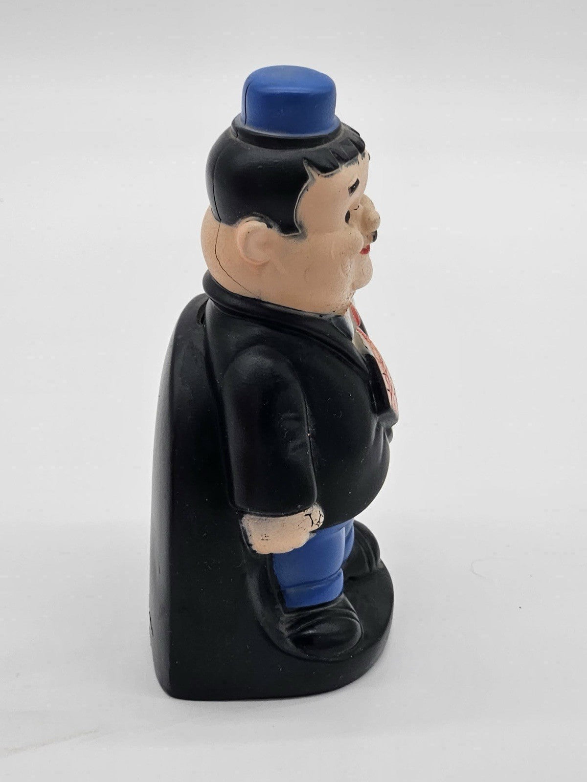 Laurel & Hardy Piggy Bank - Play Pal Plastics - Coin Money Bank 1974 Vintage