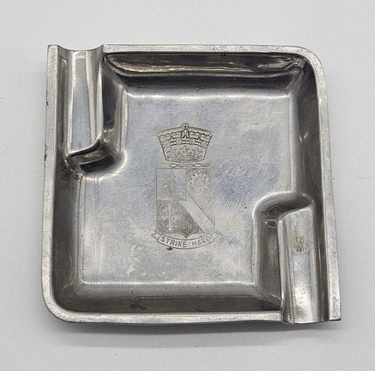 Cromargan Germany Art Deco MCM Mid Century Bauhaus design Ashtray Vintage