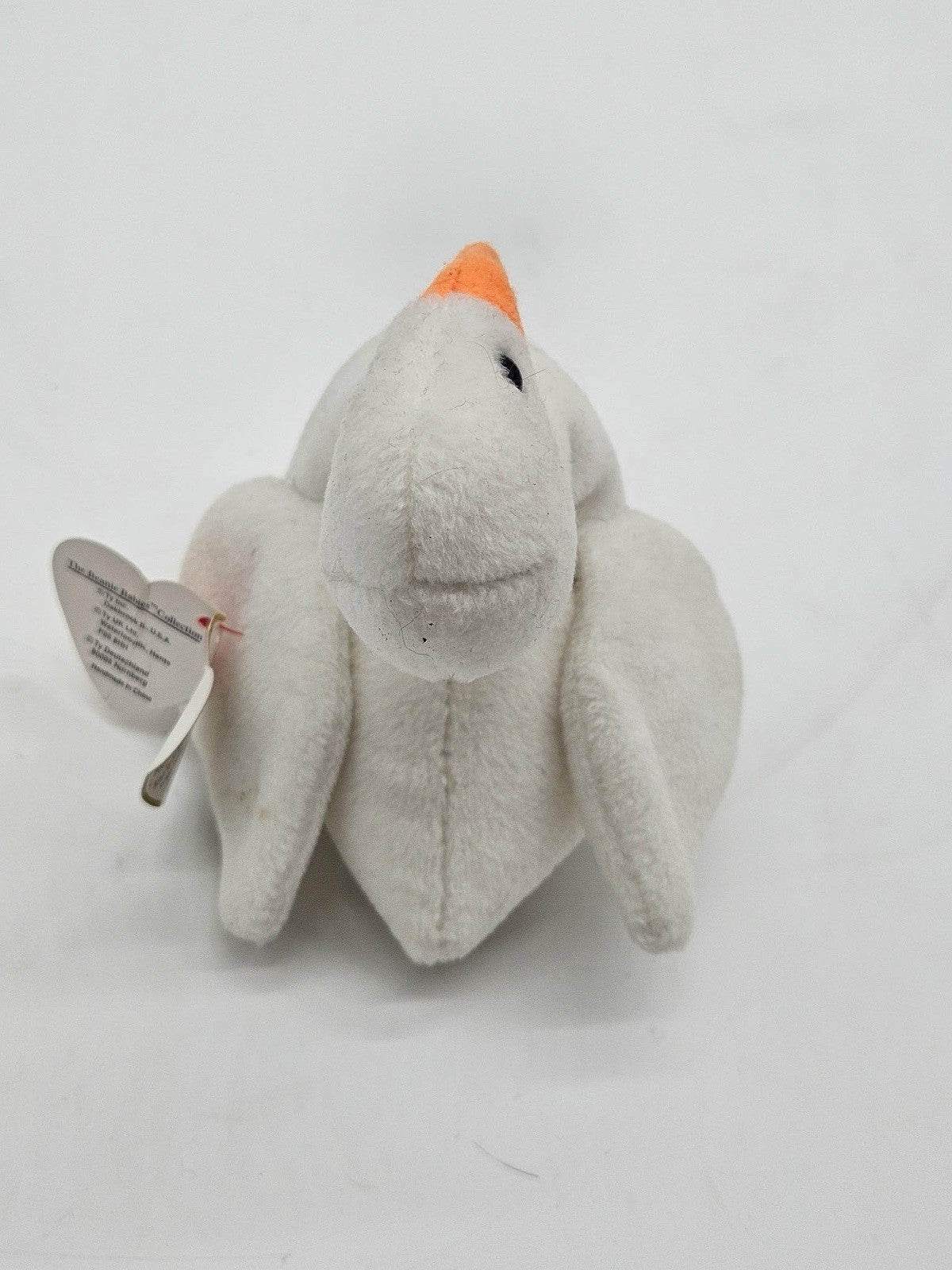 Ty Beanie Babies - Gracie The Swan - 1996 - PVC - DOB June 17, 1996