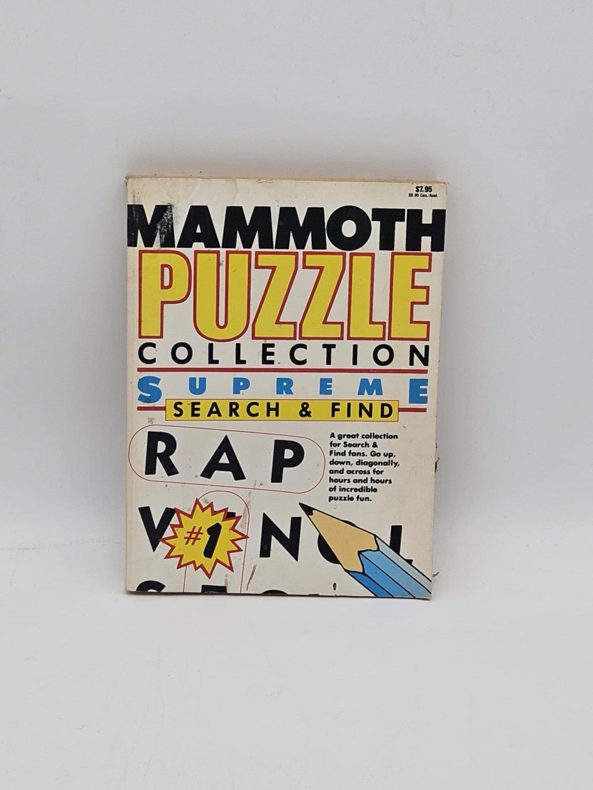 Vintage Mammoth Puzzle Collection Supreme Book of Search & Find