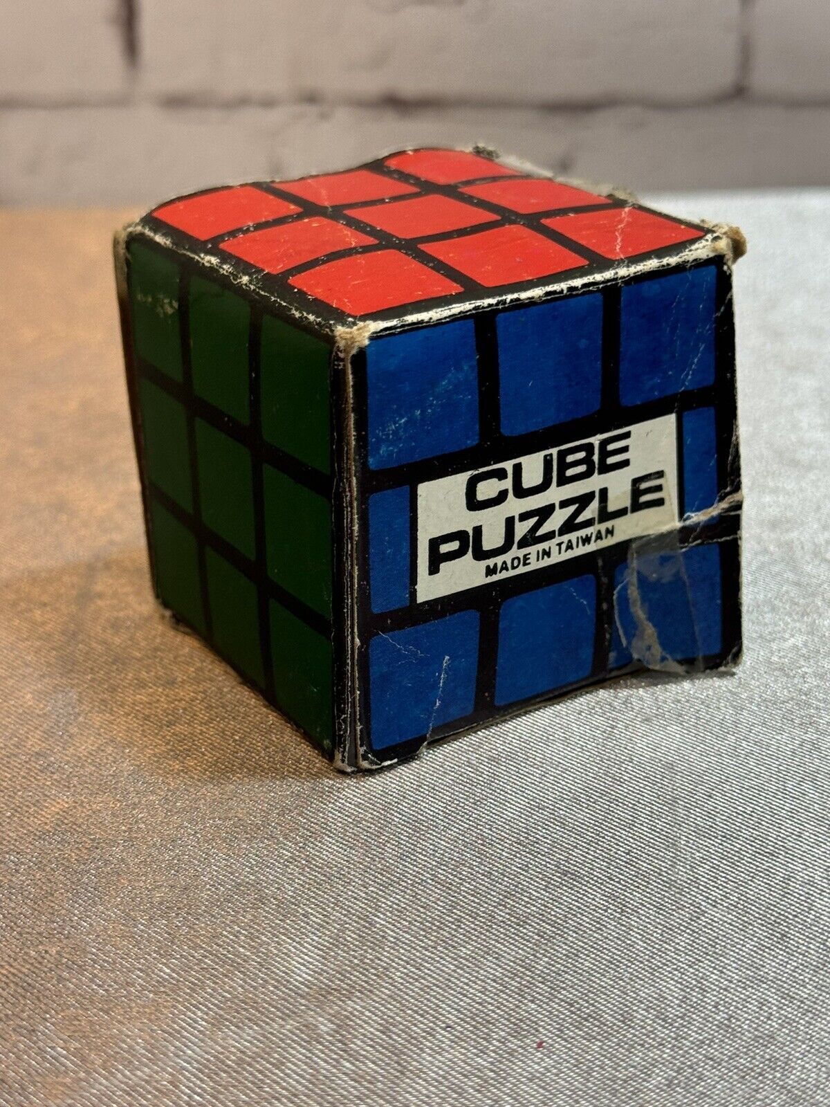 Vintage 1981 Rubiks Cube Puzzle Chadwick Miller #95205 With Original Box
