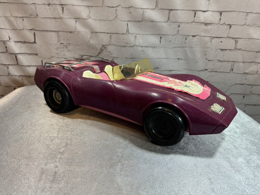 Vintage Mattel Barbie 1975 Starvette Purple Star Vette VTY