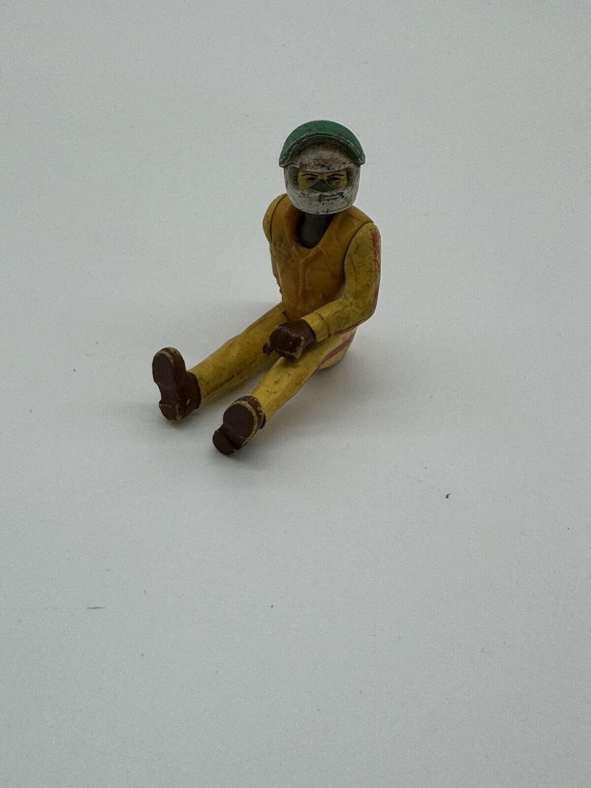 FISHER PRICE ADVENTURE PEOPLE MAN CAR DRIVER PILOT MOTORCYCLE 1974 HONG KONG.