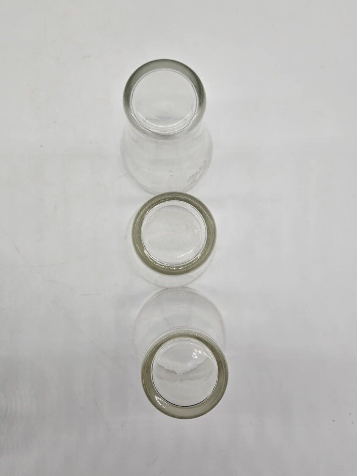 VINTAGE Set of 4 Enjoy COKE/Enjoy COCA COLA WHITE LABEL DRINKING GLASSES