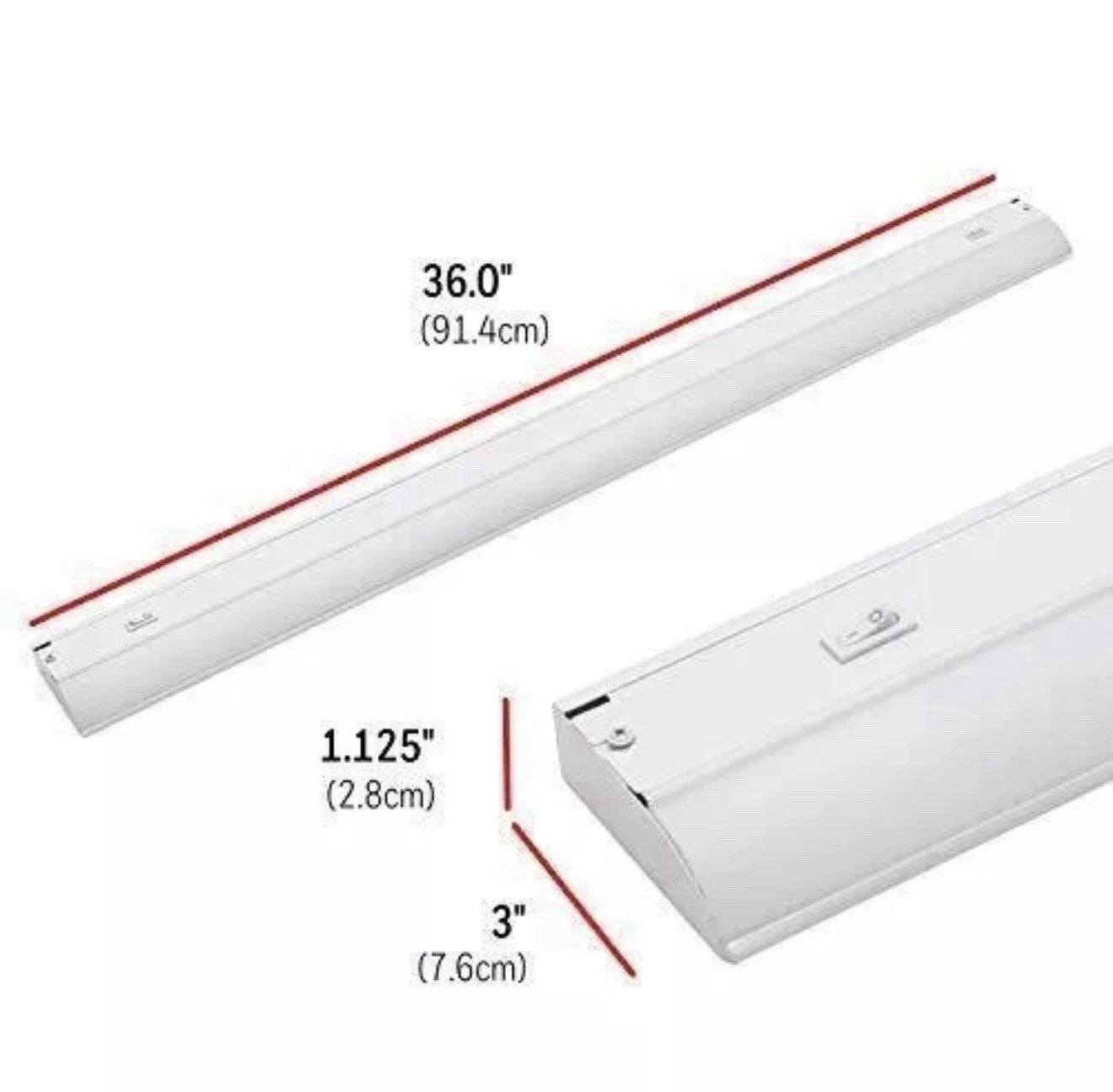 UltraPro 36in. Direct Wire LED Light Fixture, Selectable White