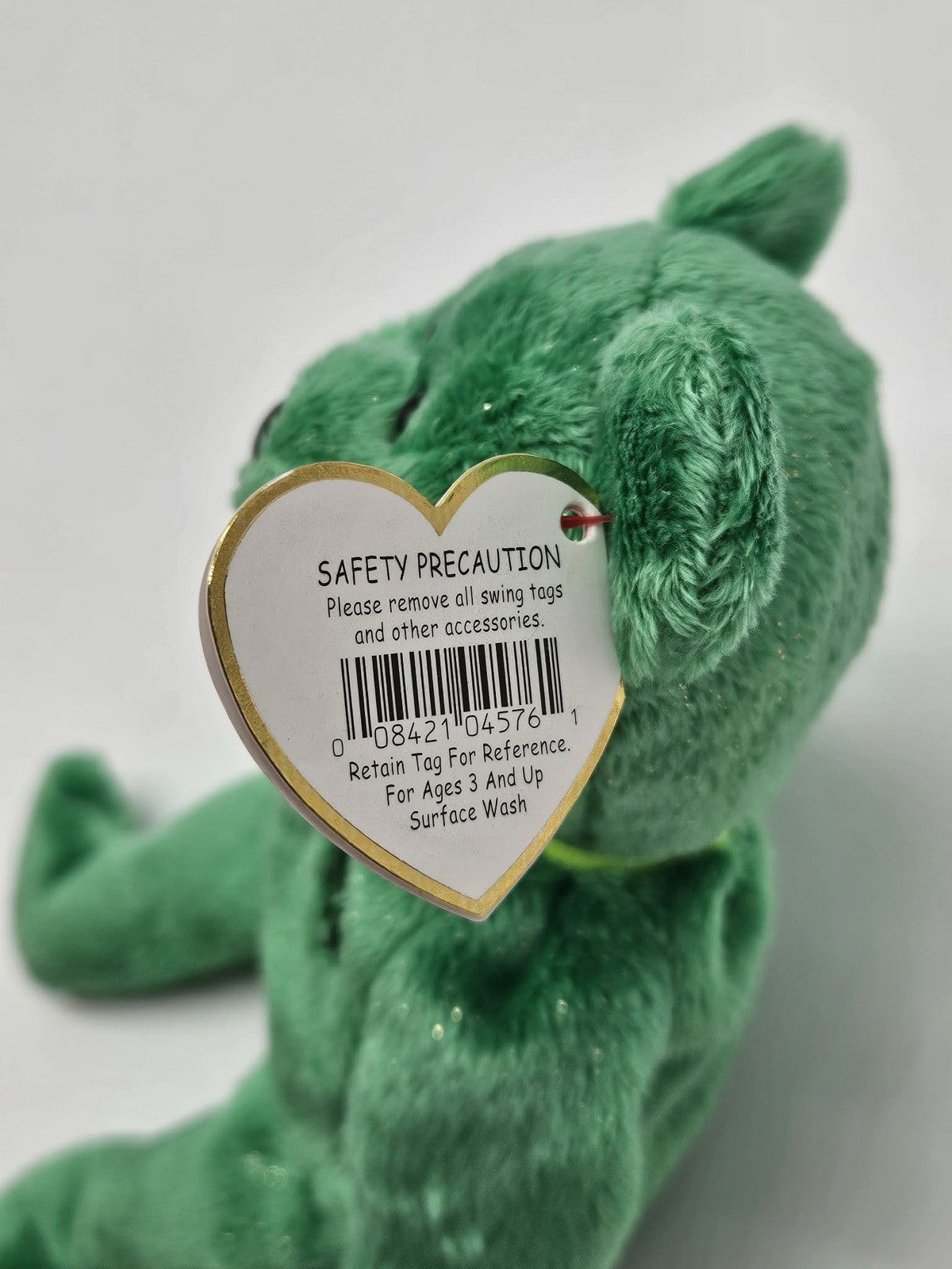 TY Beanie Baby - DUBLIN the Irish Bear (8.5 inch)