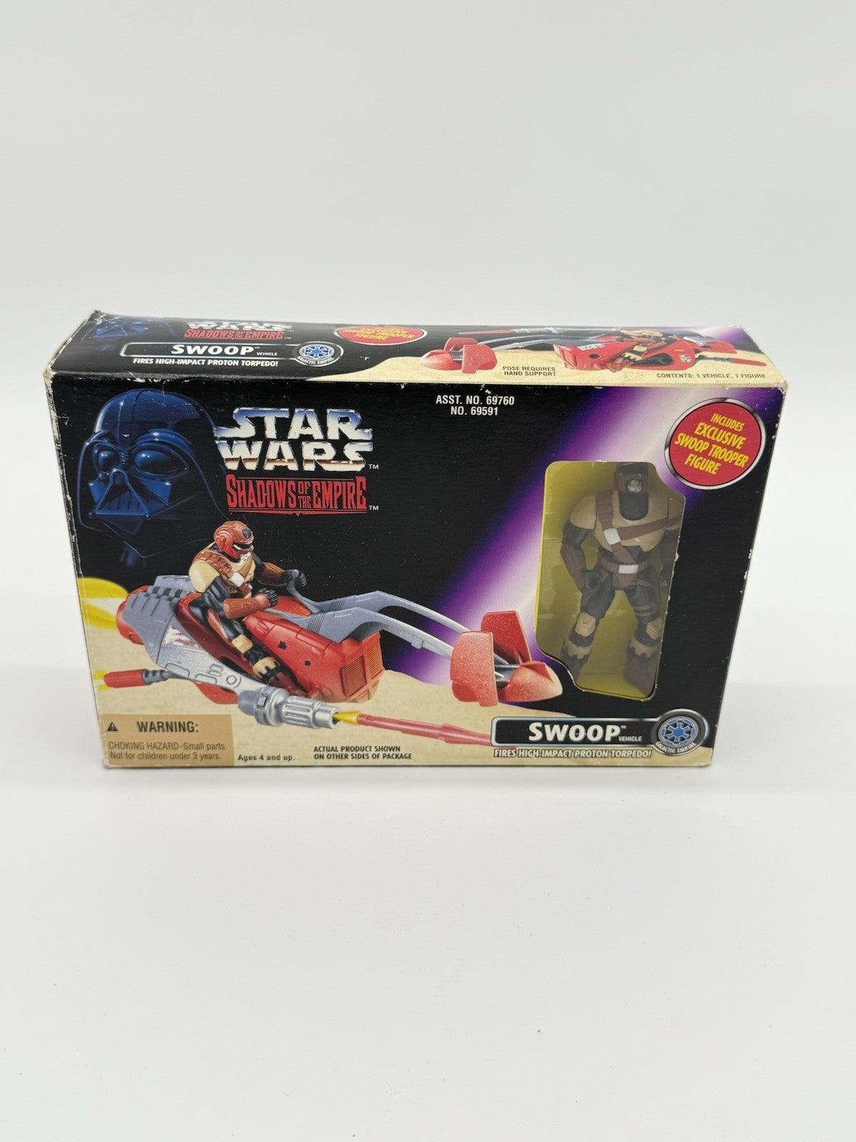 Vintage 1996 Kenner Star Wars Shadows Of The Empire Swoop Action Figure SEALED