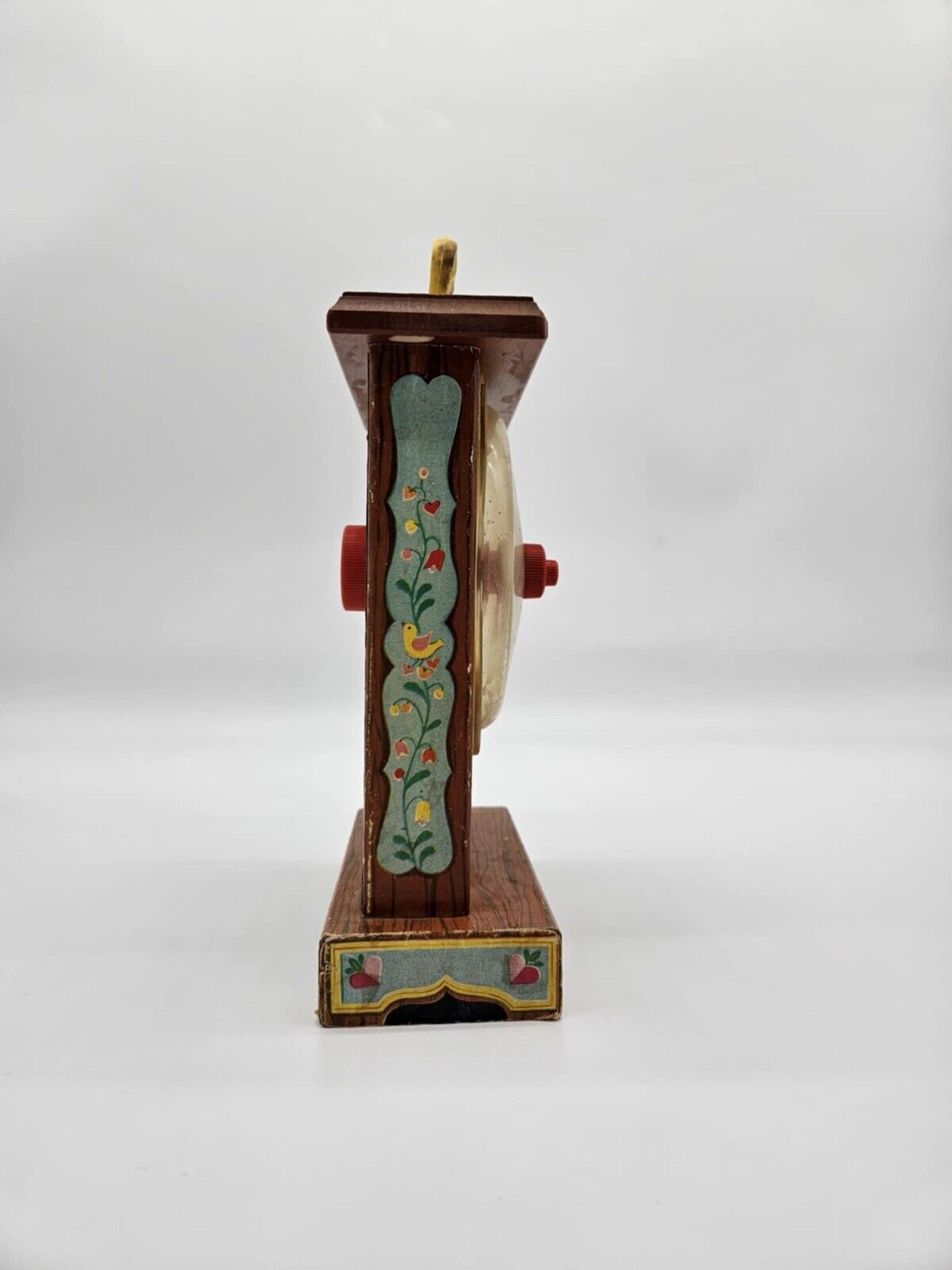 Vintage Fisher Price Musical “Tick-Tock Teaching Clock” Plays/Works -1964, #997