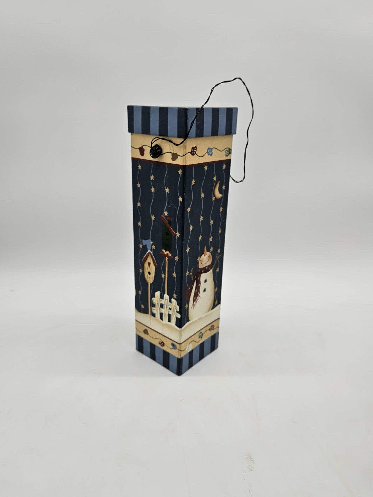 PAINTED GIFT BOX FOR WINE OR FOR DECORATION