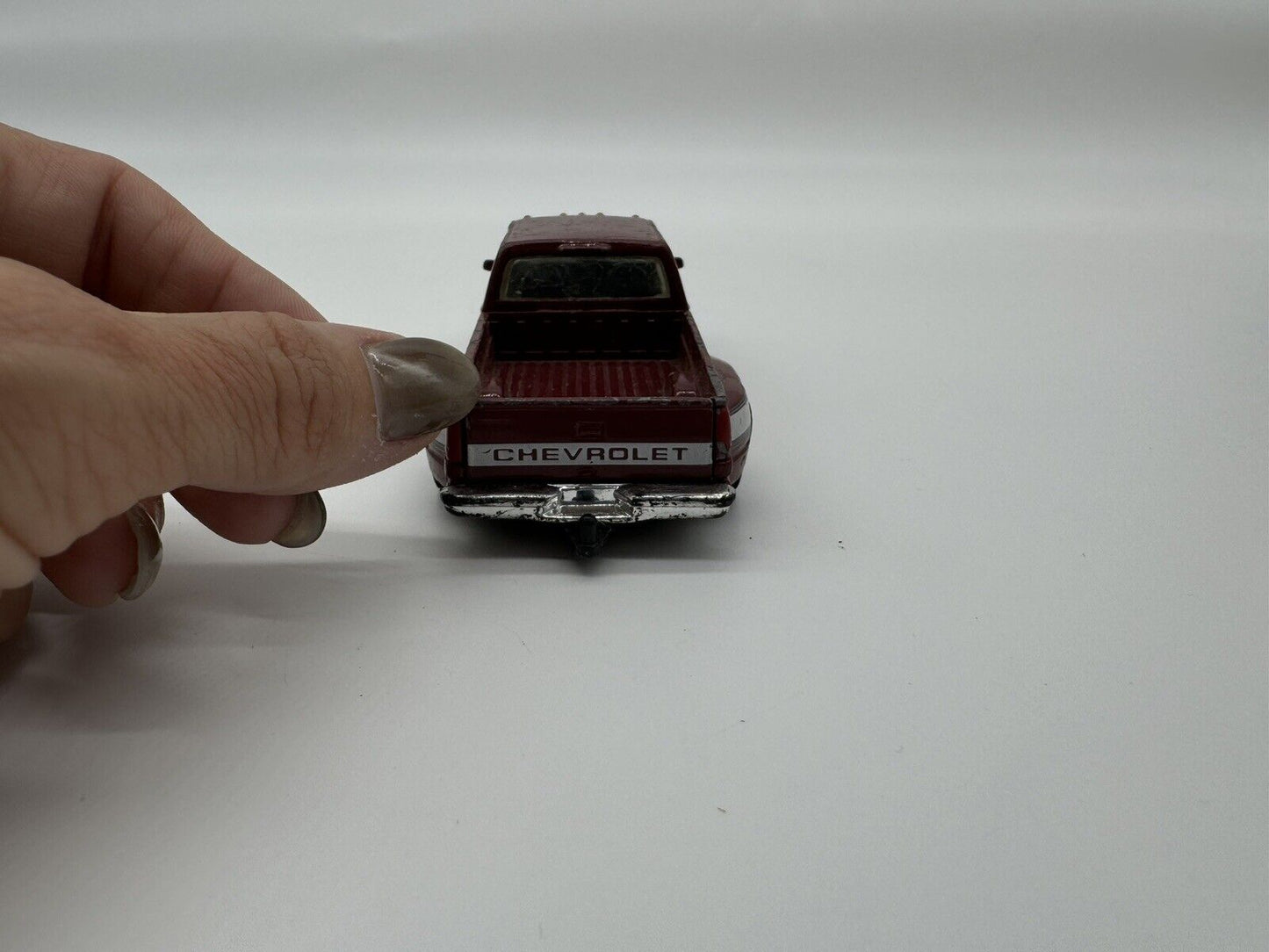 Road Champs 1:43 Scale Chevrolet Big Dooley Pickup Dark Red Version 006