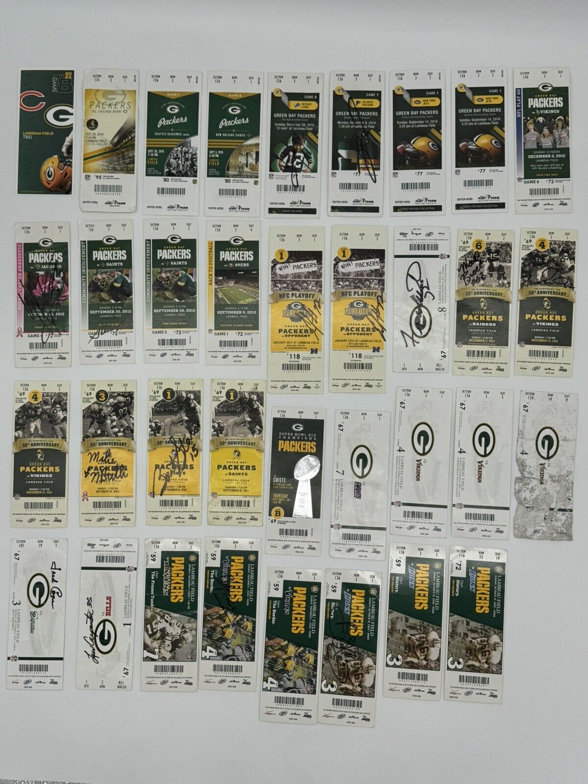 MASSIVE Packer Memorabilia Lot - OVER 50 AUTOGRAPHS - See Description!!