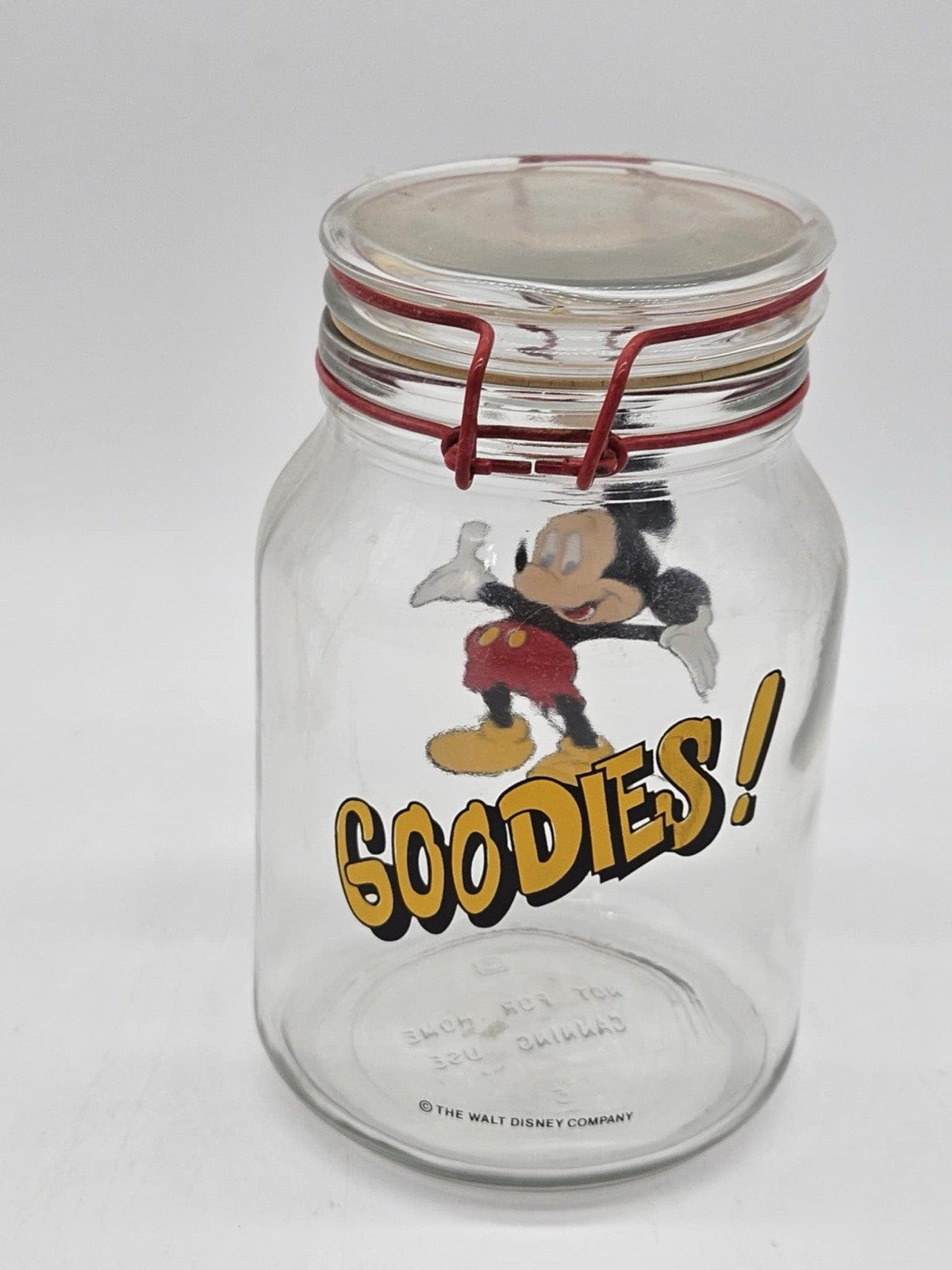 Vintage Mickey Mouse 8" Tall Goodies Cookie Jar - Walt Disney Company