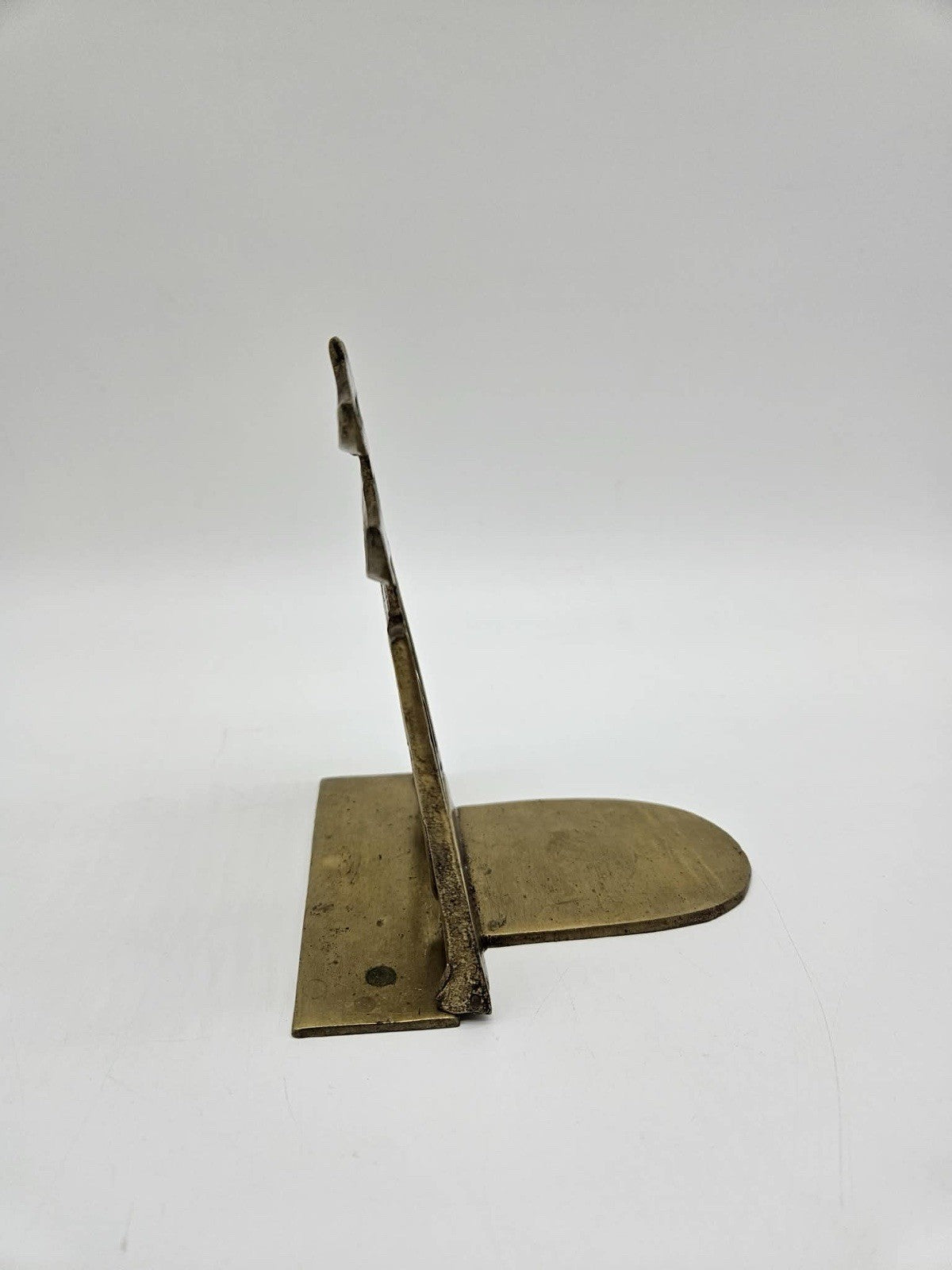 Vintage Chinoiserie Pagoda Brass Bookend