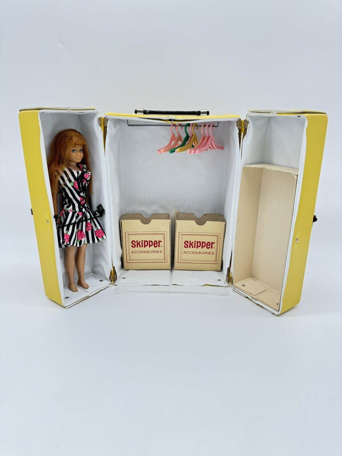 Vintage 1963 Skipper Barbie Doll Mattel with Carrying Case