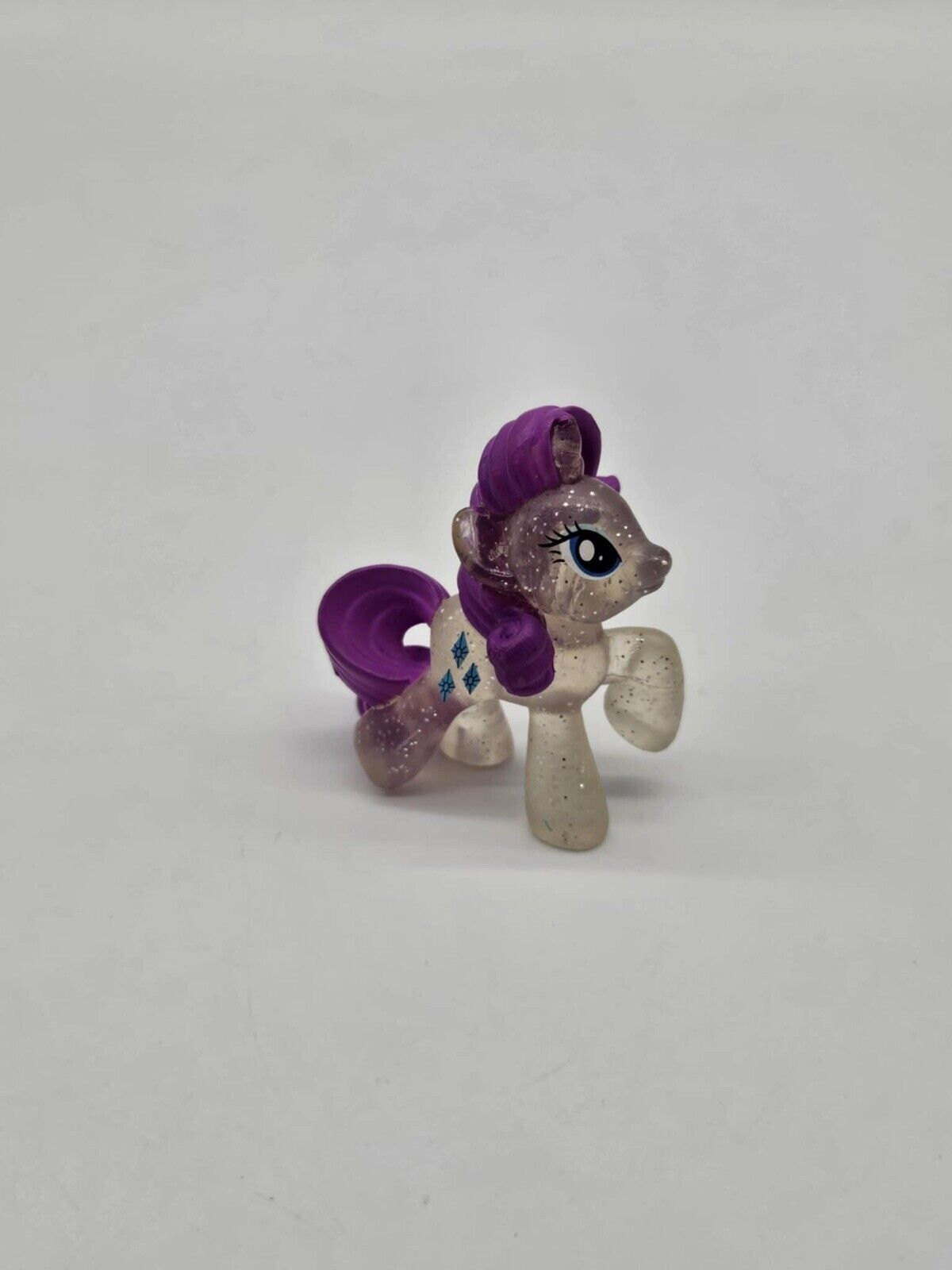 My Little Pony (G4) MLP FiM transparent Rarity Blind Bag wave 7 mini figure 2”