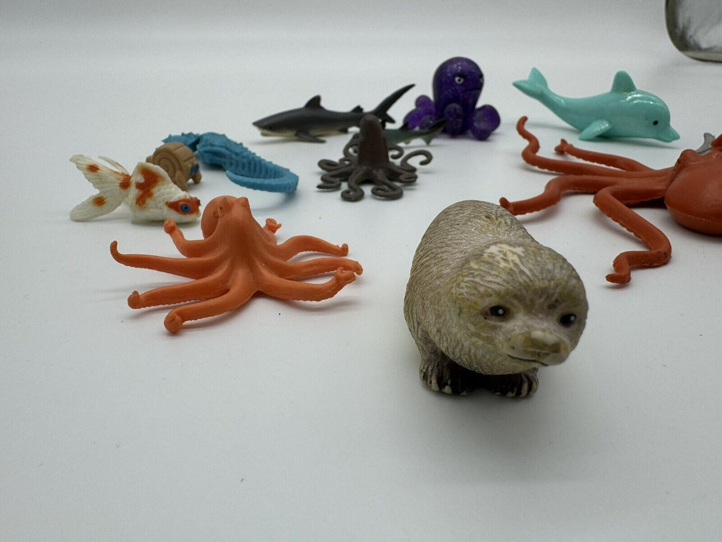 Vintage Deep Sea Creatures & Oceanic Animal Toys  ~ Diorama Lot