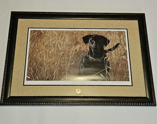 STEPHEN HAMRICK ALWAYS ALERT II (2) PRINT FRAMED/SIGNED/NUM ~ RARE
