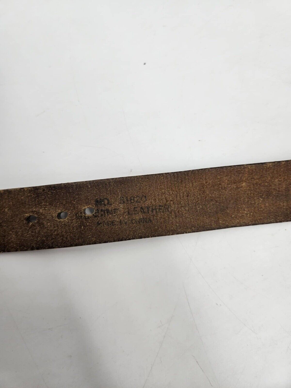 Vintage Eagle Leather Belt with Gold Metal Eagle Buckle, 1970s Era