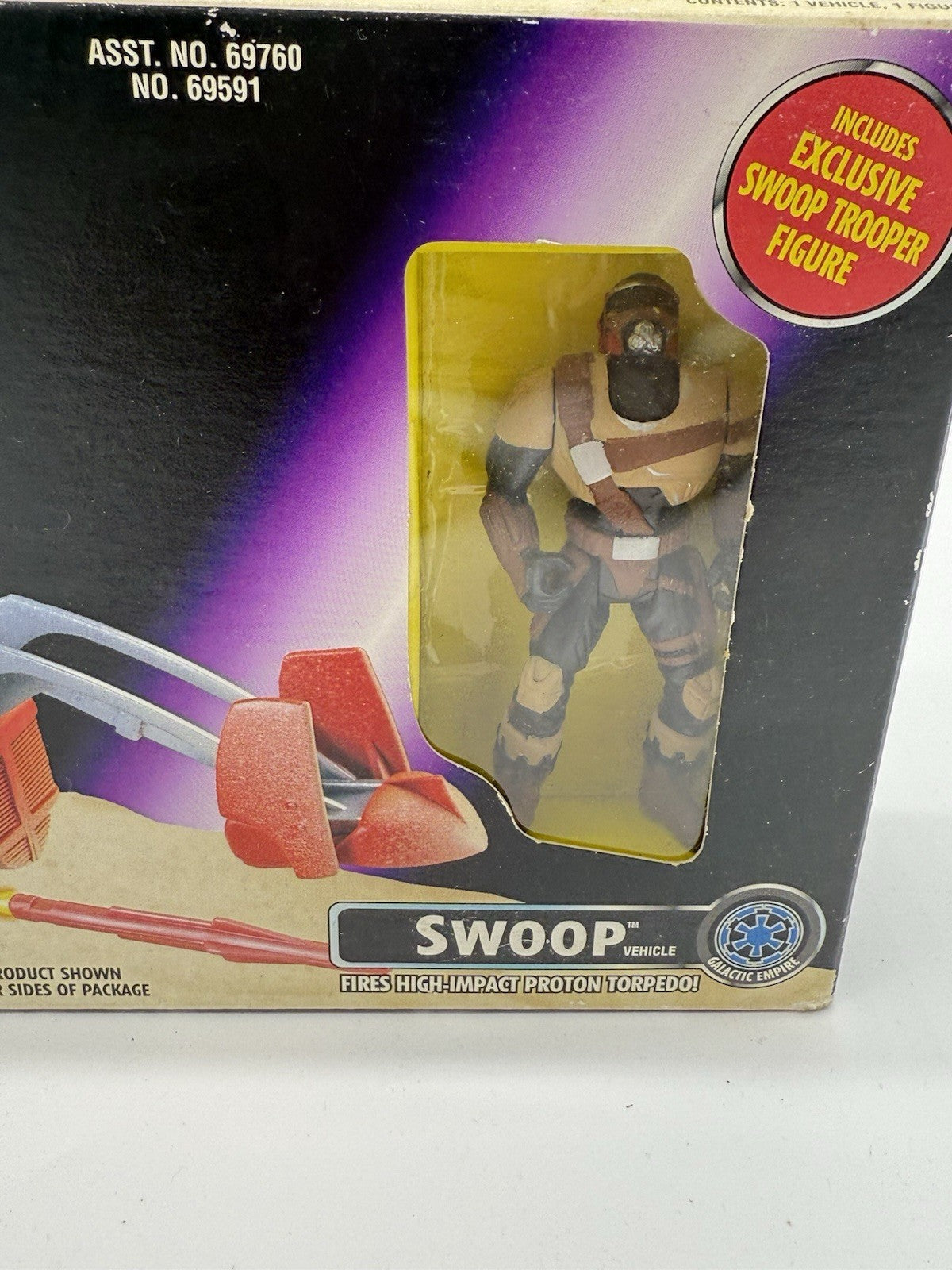 Vintage 1996 Kenner Star Wars Shadows Of The Empire Swoop Action Figure SEALED