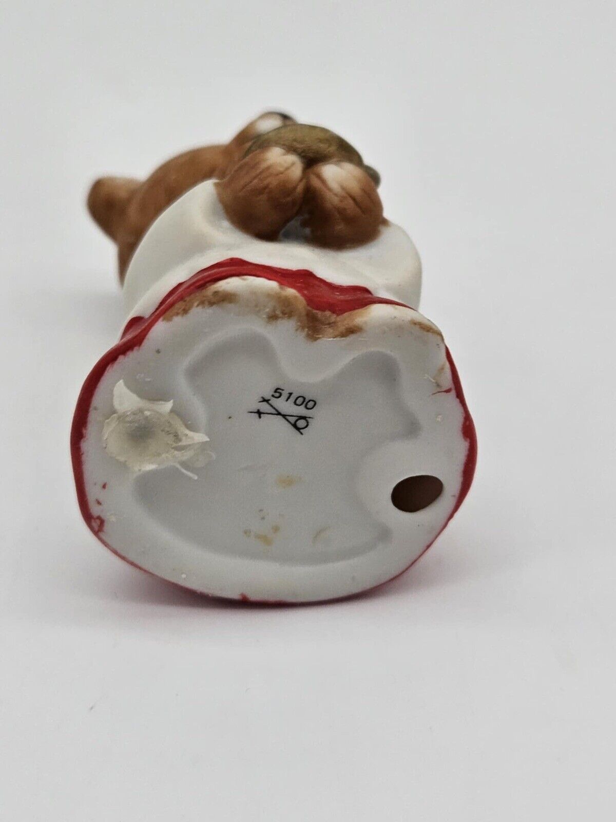 Vintage Homco Holiday Teddy Bear Choir Carolers Porcelain Set of 3 #5100