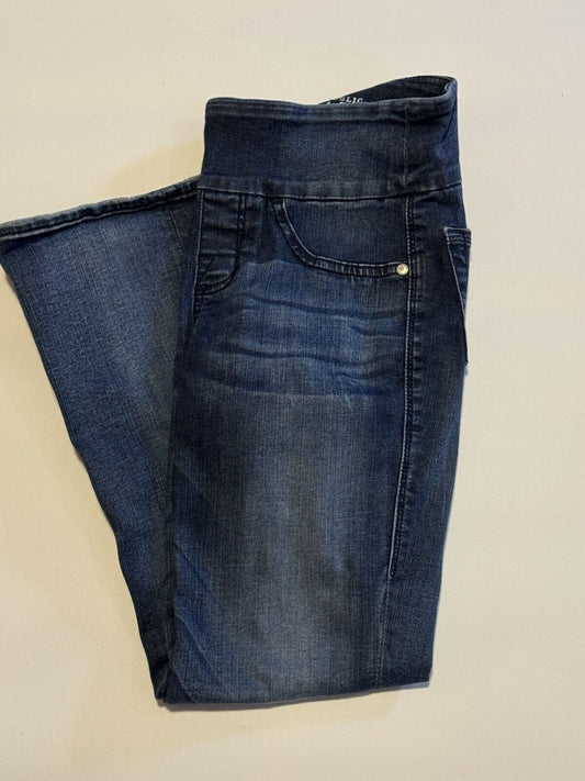 Rock & Republic Women’s Slimming Flare Fever Crop Sz 2